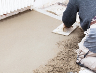 Как залить бетонный пол в бане